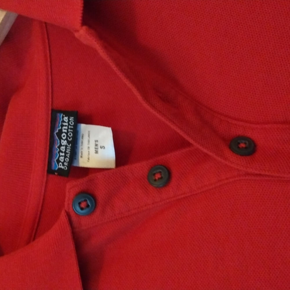 Patagonia Men's Long Sleeve Shirt Size Small Rust Color - Picture 4 of 12